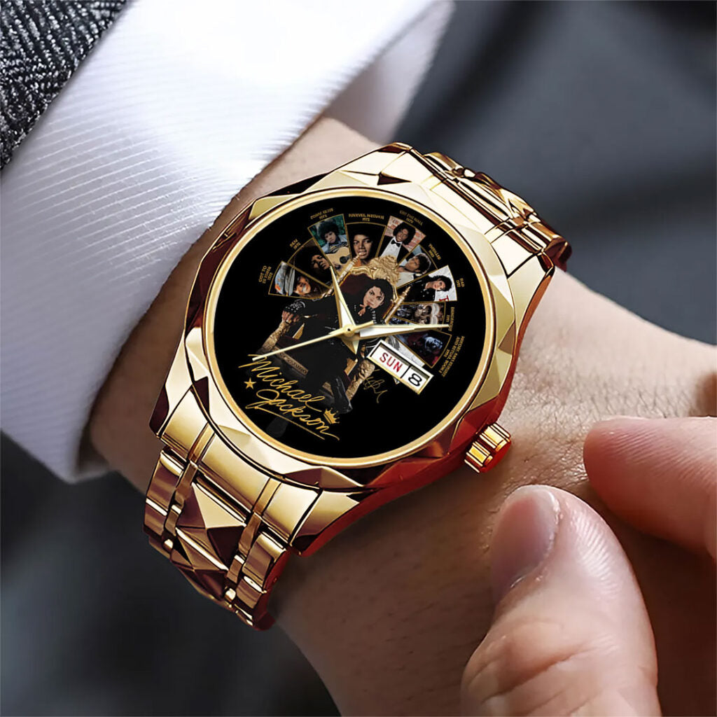 Michael Jackson Alloy Luxury Quartz Watch - TANTN22466