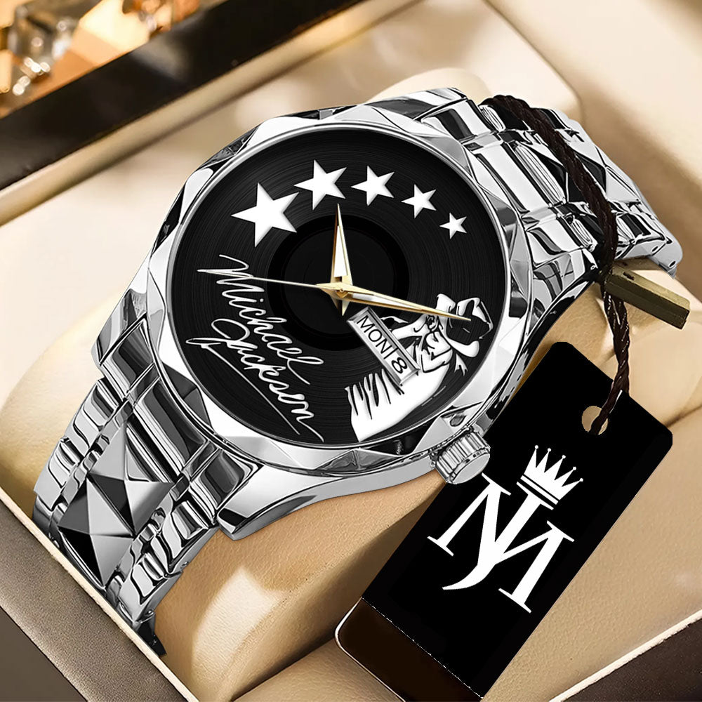 Michael Jackson Alloy Luxury Quartz Watch - TANTN24887