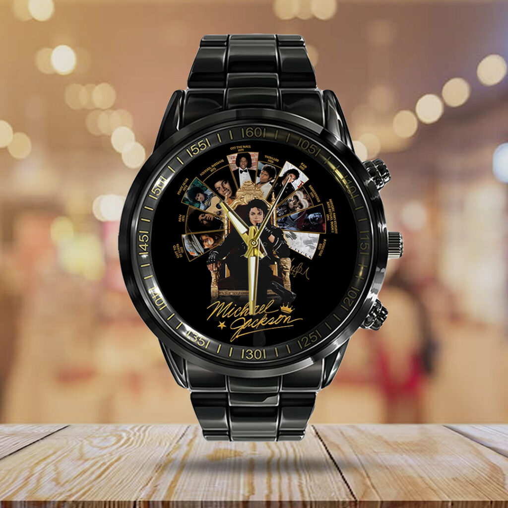 Michael Jackson Black Stainless Steel Watch - TANTN22467