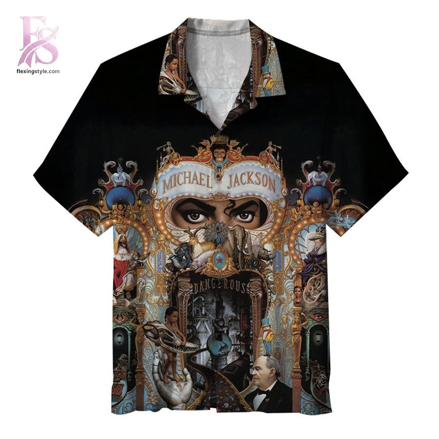 Michael Jackson Dangerous Album Hawaiian Shirt
