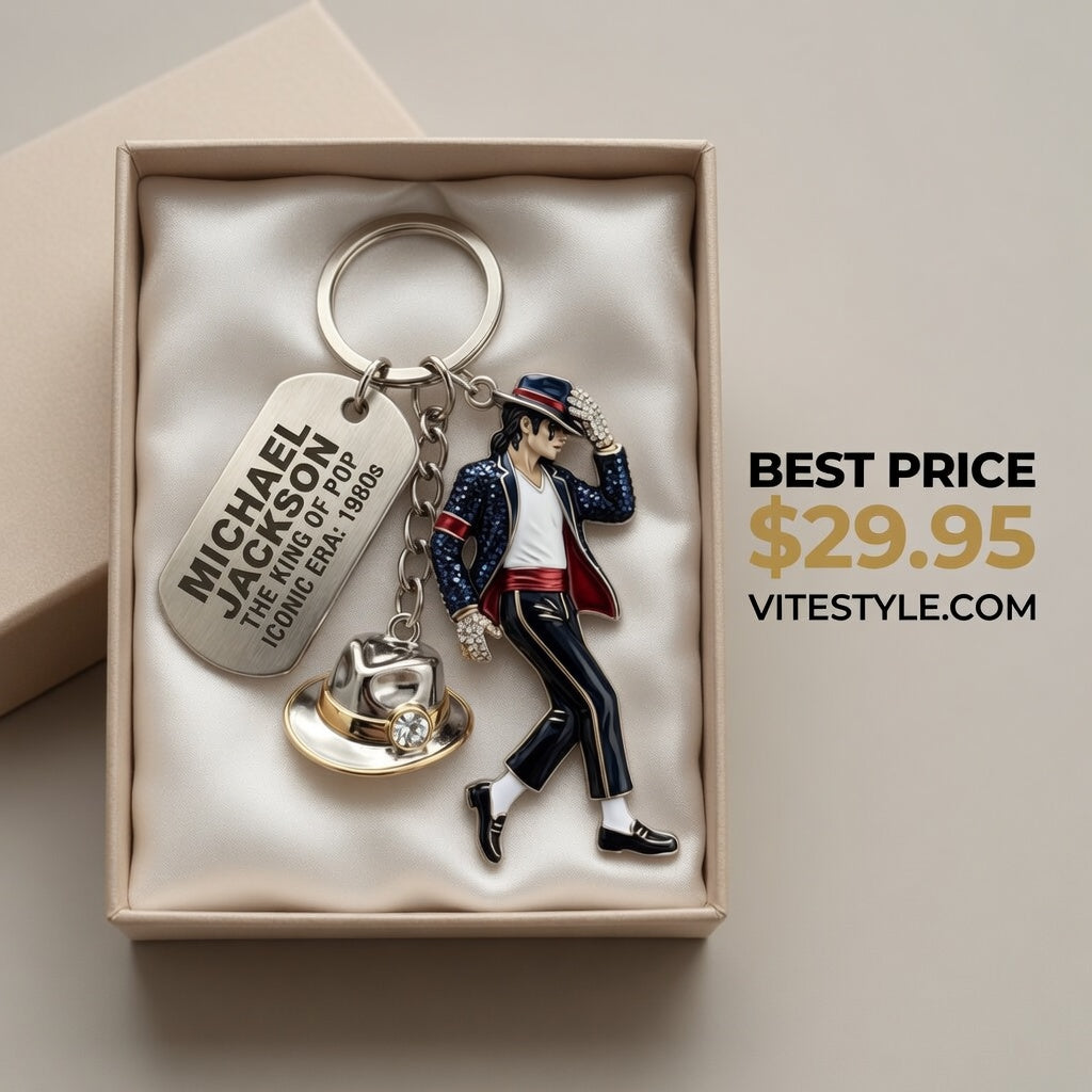 Michael Jackson Keychain