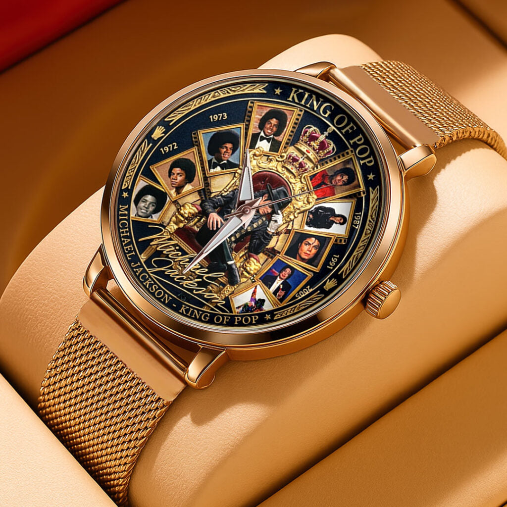 Michael Jackson Mesh Strap Quartz Watch - TMTHU6124