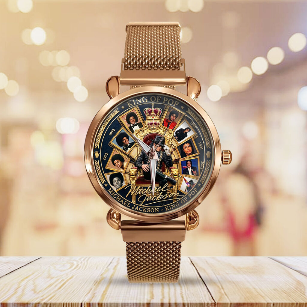 Michael Jackson Mesh Strap Quartz Watch - TMTHU6124