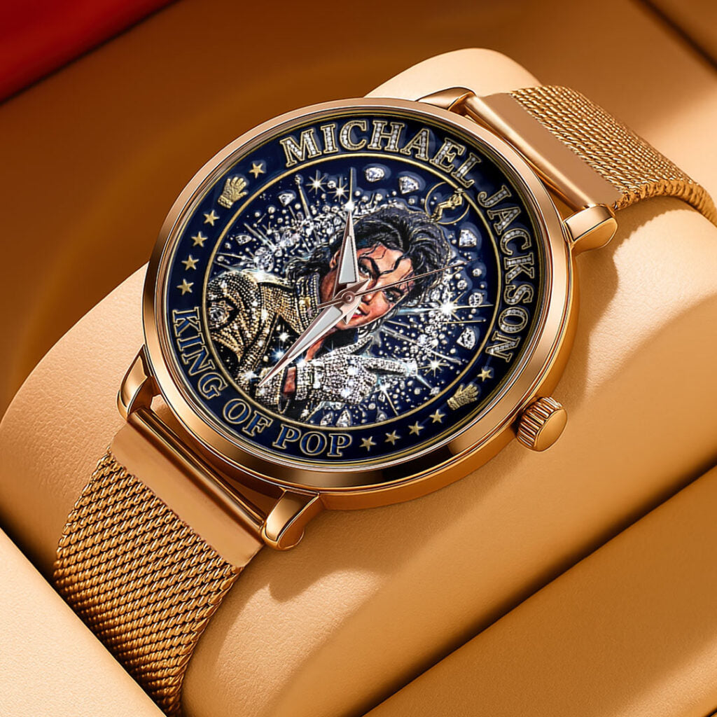 Michael Jackson Mesh Strap Quartz Watch - TMTHU6261
