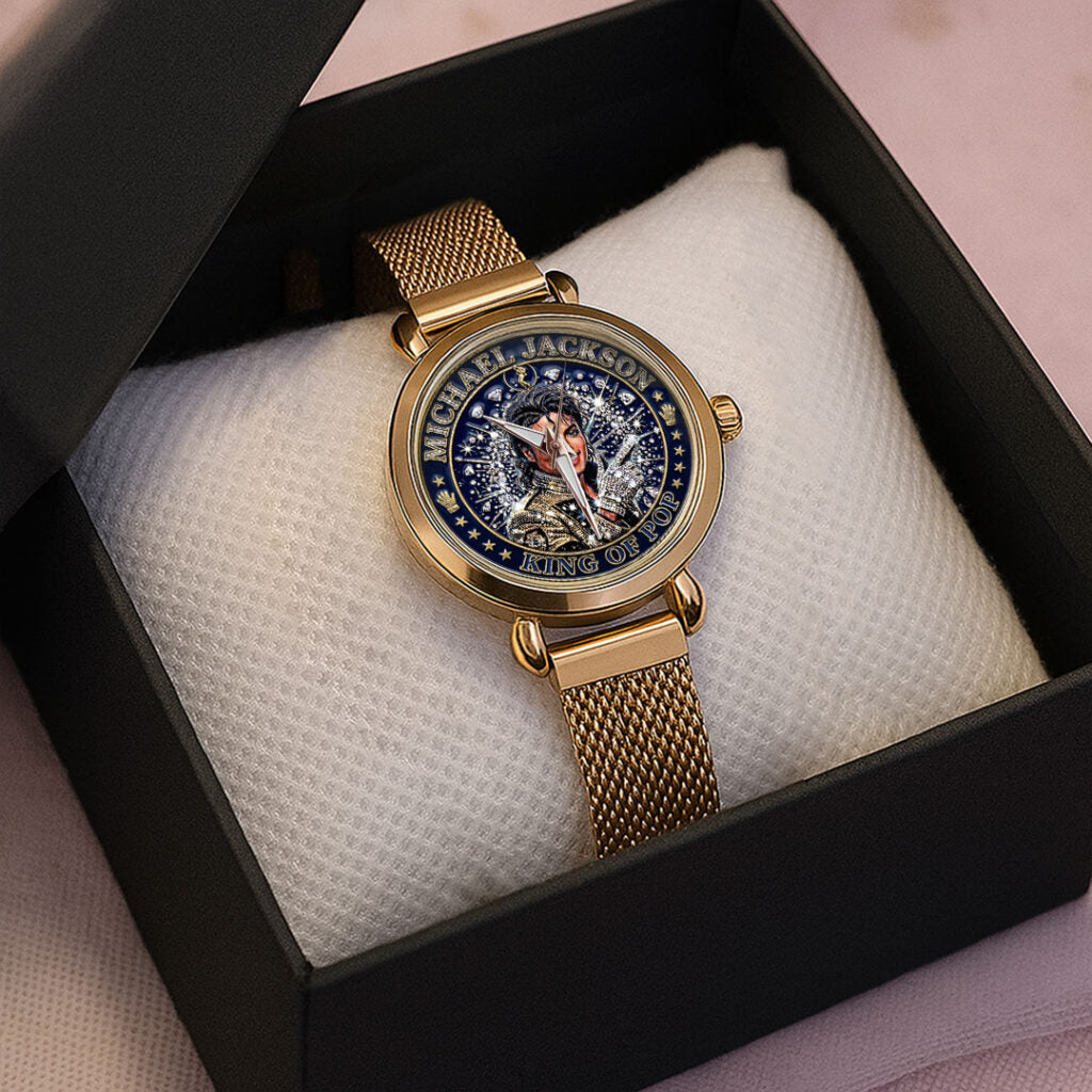 Michael Jackson Mesh Strap Quartz Watch - TMTHU6261