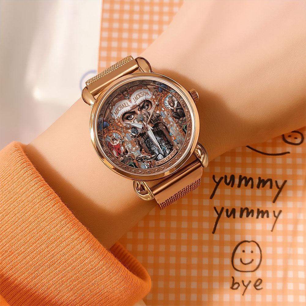 Michael Jackson Mesh Strap Quartz Watch - TMTHU6501