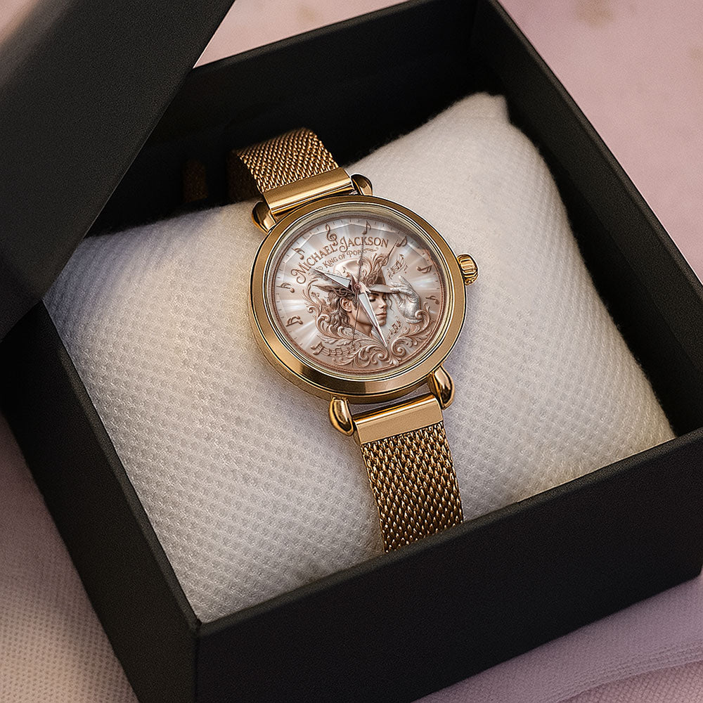 Michael Jackson Mesh Strap Quartz Watch - TMTHU6786