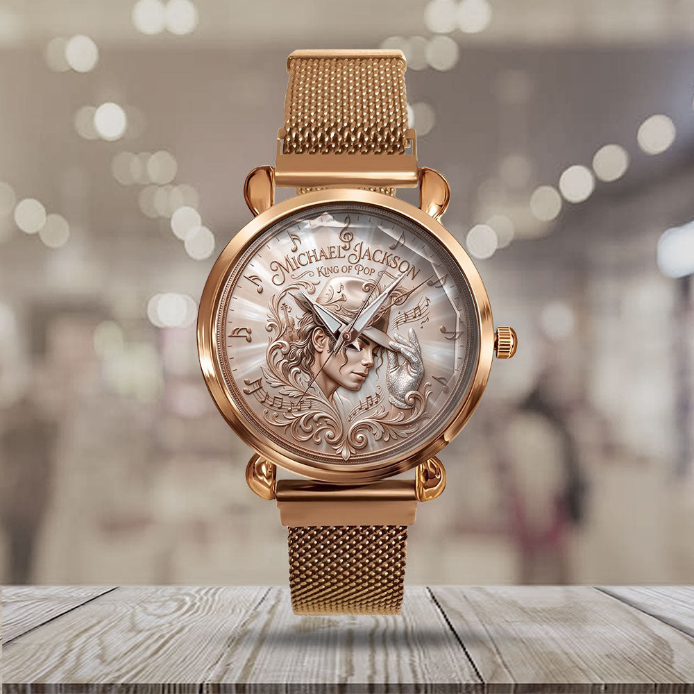 Michael Jackson Mesh Strap Quartz Watch - TMTHU6786