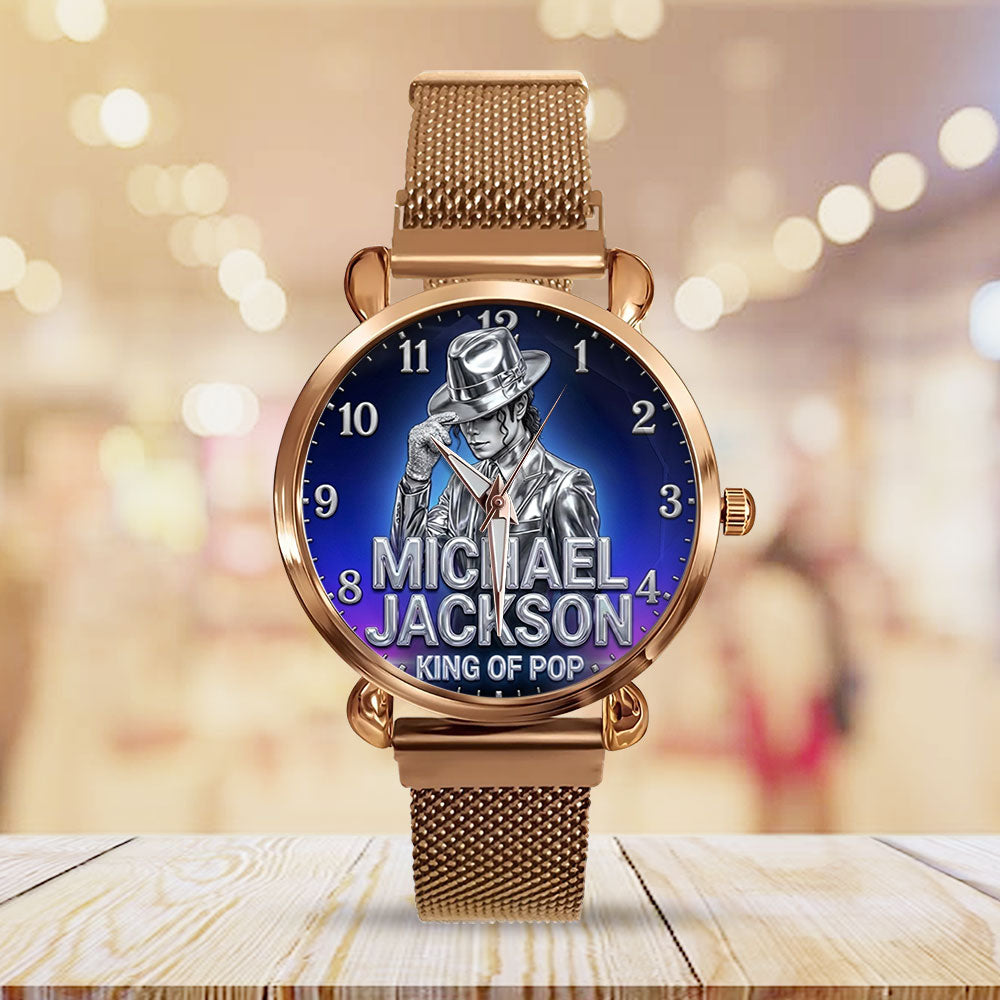 Michael Jackson Mesh Strap Quartz Watch - TMTHU7015