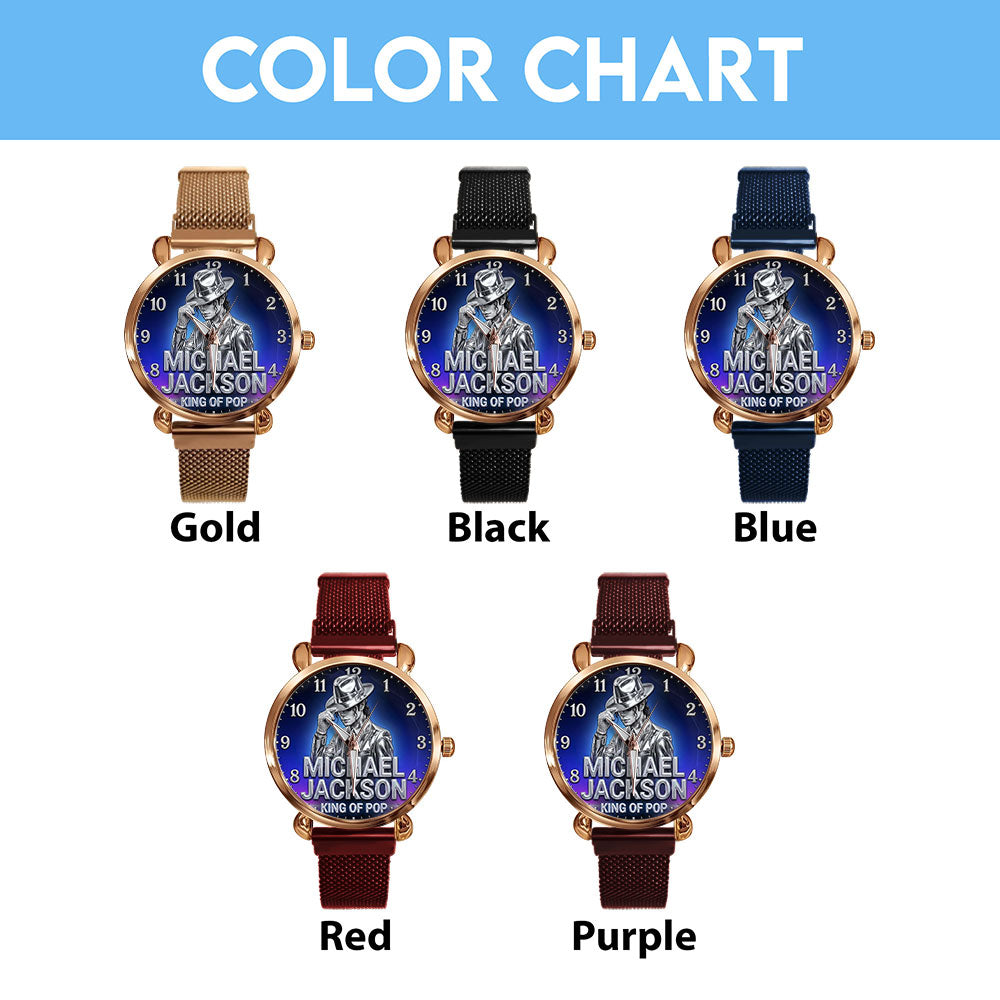 Michael Jackson Mesh Strap Quartz Watch - TMTHU7015