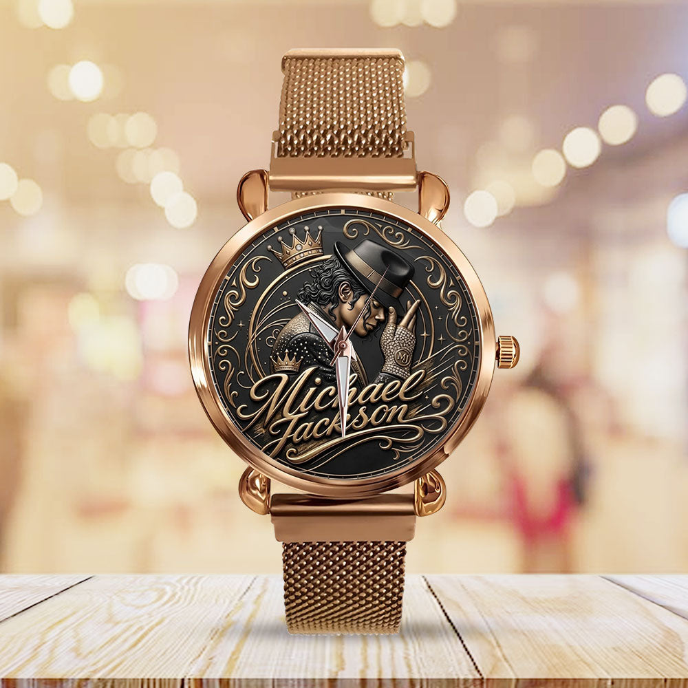 Michael Jackson Mesh Strap Quartz Watch - TMTHU7167