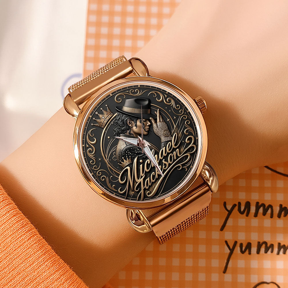 Michael Jackson Mesh Strap Quartz Watch - TMTHU7167