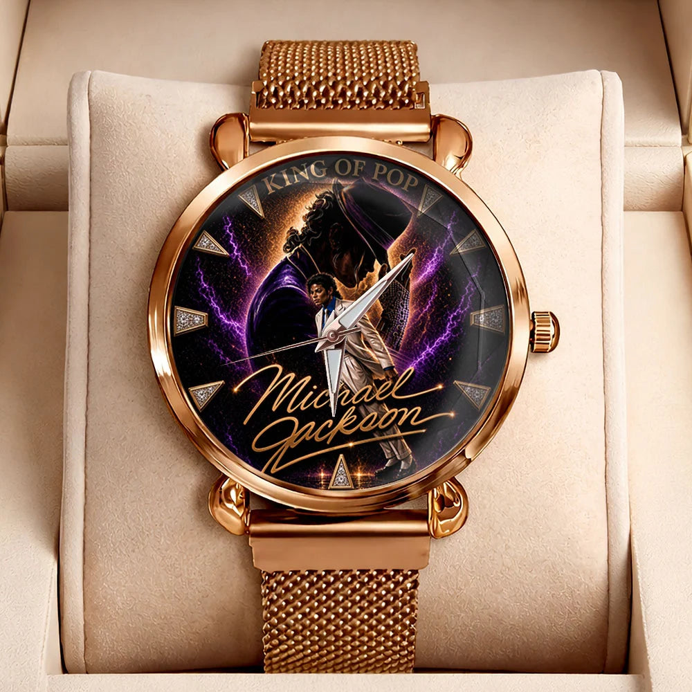 Michael Jackson Mesh Strap Quartz Watch - TMTHU8801