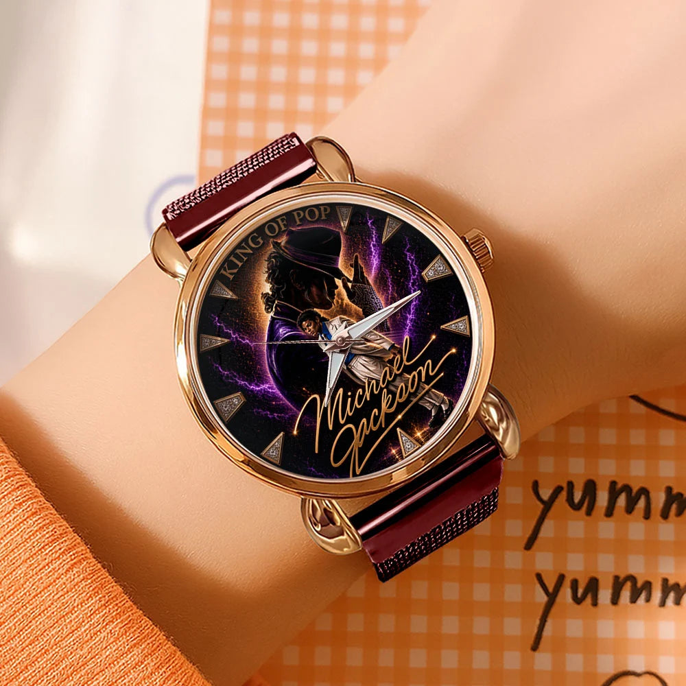 Michael Jackson Mesh Strap Quartz Watch - TMTHU8801