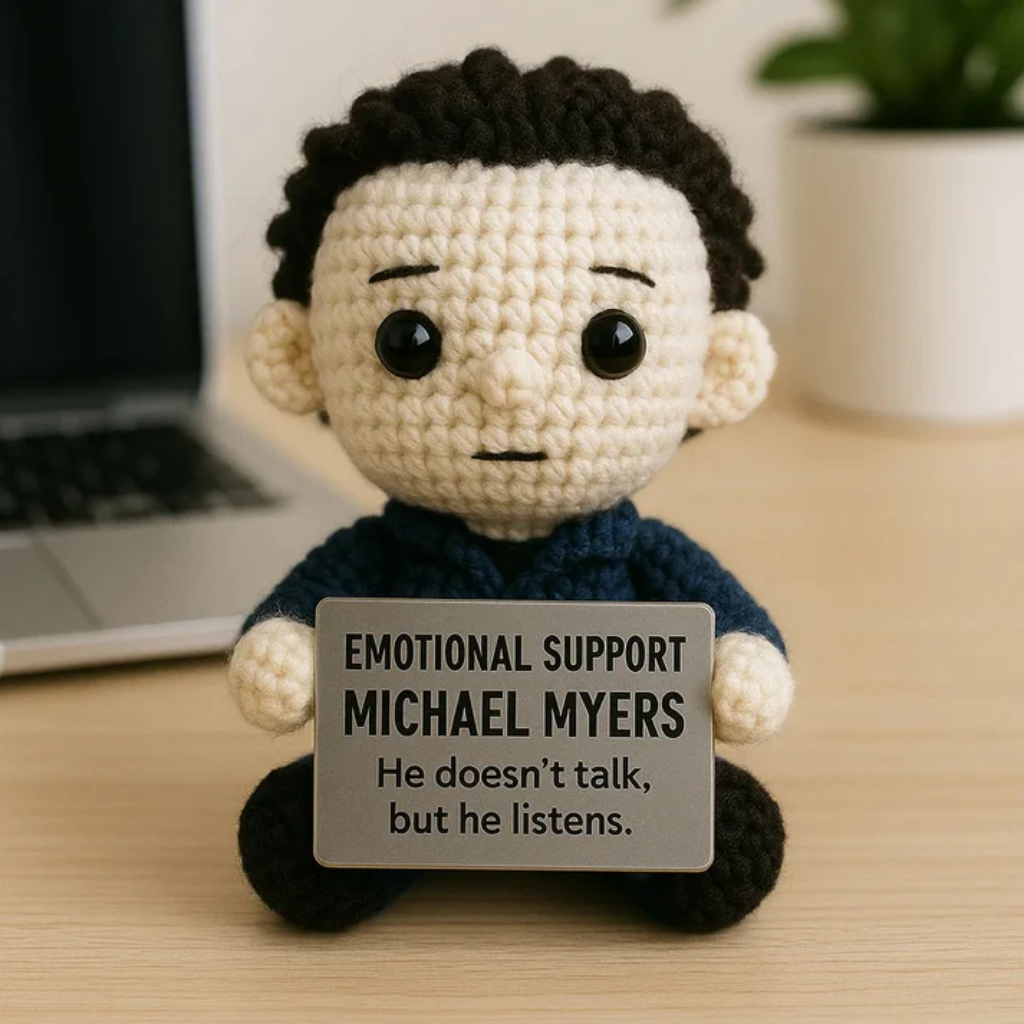Michael Myers Crocheted Emotional Support Doll