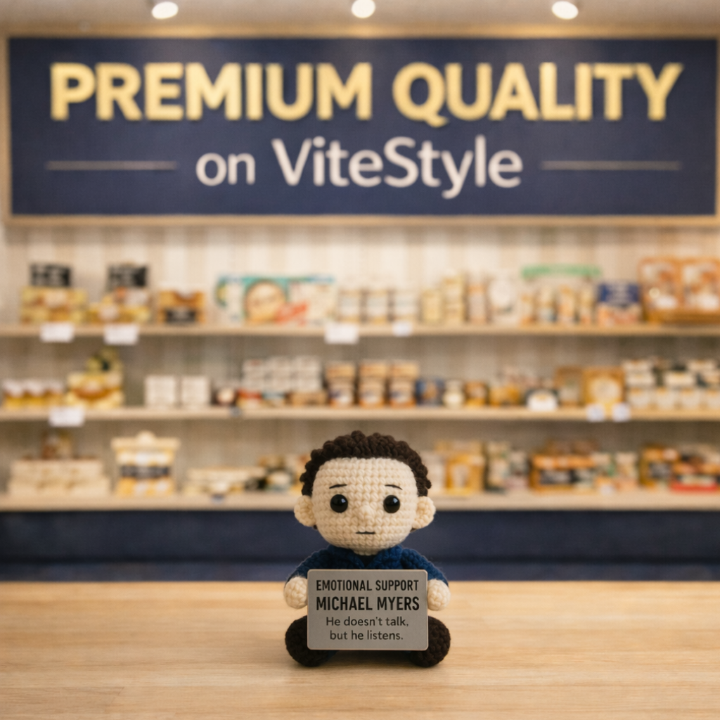 Michael Myers Crocheted Emotional Support Doll