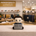 Michael Myers Crocheted Emotional Support Doll