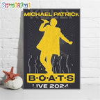 Michael Patrick Kelly Boats Live 2024 Wall Art Poster Canvas