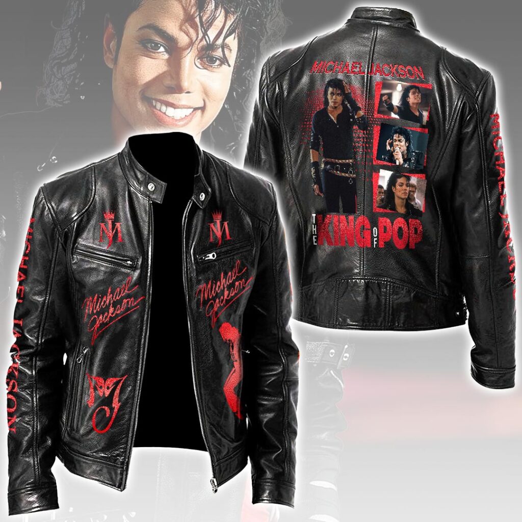 Michael Jackson Motorcycle Leather Jacket – HOATT20225