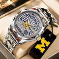 Michigan Wolverines 2026 Men's Basketball National Champions Alloy Luxury Quartz Watch - TANTN22352