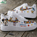 Mickey Mouse Different, Not Less Autism Awareness Puzzle Low Top Sneakers