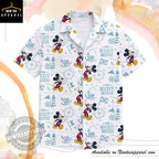 Mickey Mouse Nautical Hawaiian Shirt