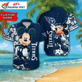 Mickey Mouse Tennessee Titans Hawaiian Shirt Custom Name