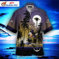 Mickey Ravens Island Adventure Purple Hawaiian Shirt