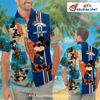 Mickey Surf Custom Name Denver Broncos Hawaiian Shirt
