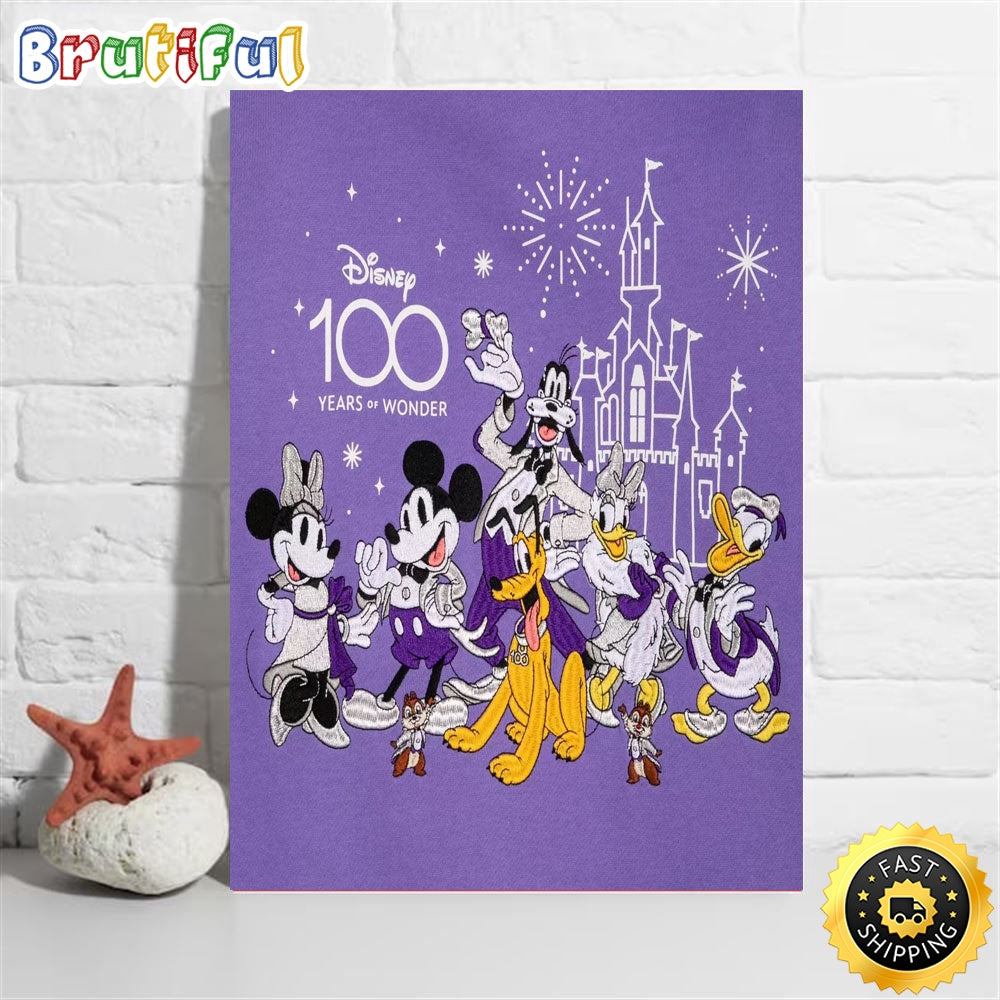 Mickey Mouse And Friends Disney 100 Disneyland Pullover Poster