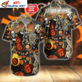 Midnight Masquerade Saints Halloween Hawaiian Shirt