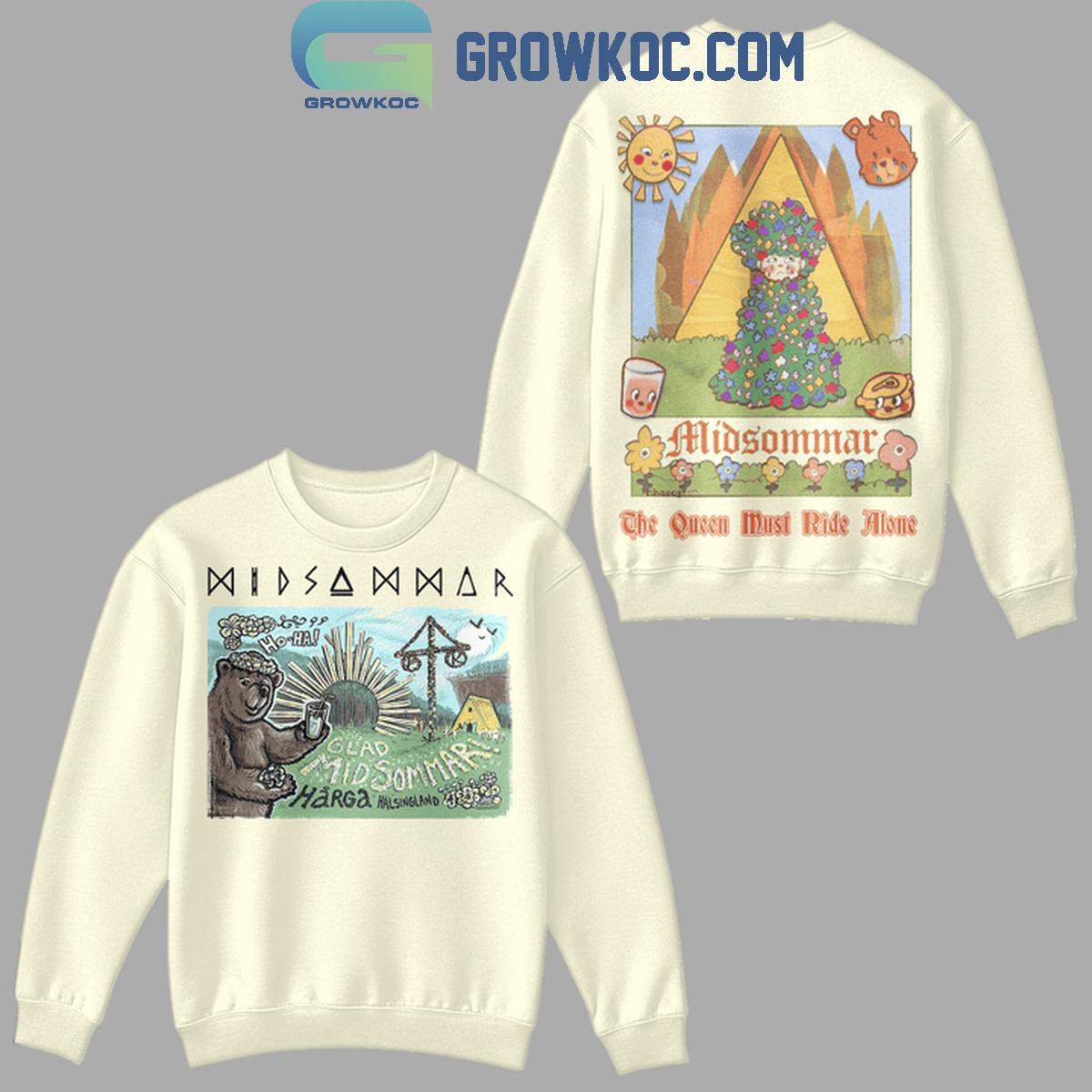 Midsommar The Queen Must Ride Alone Halloween Hoodie T-Shirt