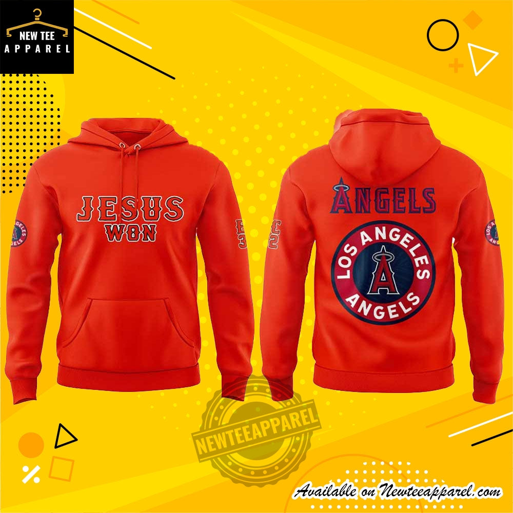 Mike Trout Jesus Won Los Angeles Angels Hoodie