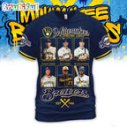 Milwaukee Brewers Starting Lineup Est 1969 Shirt