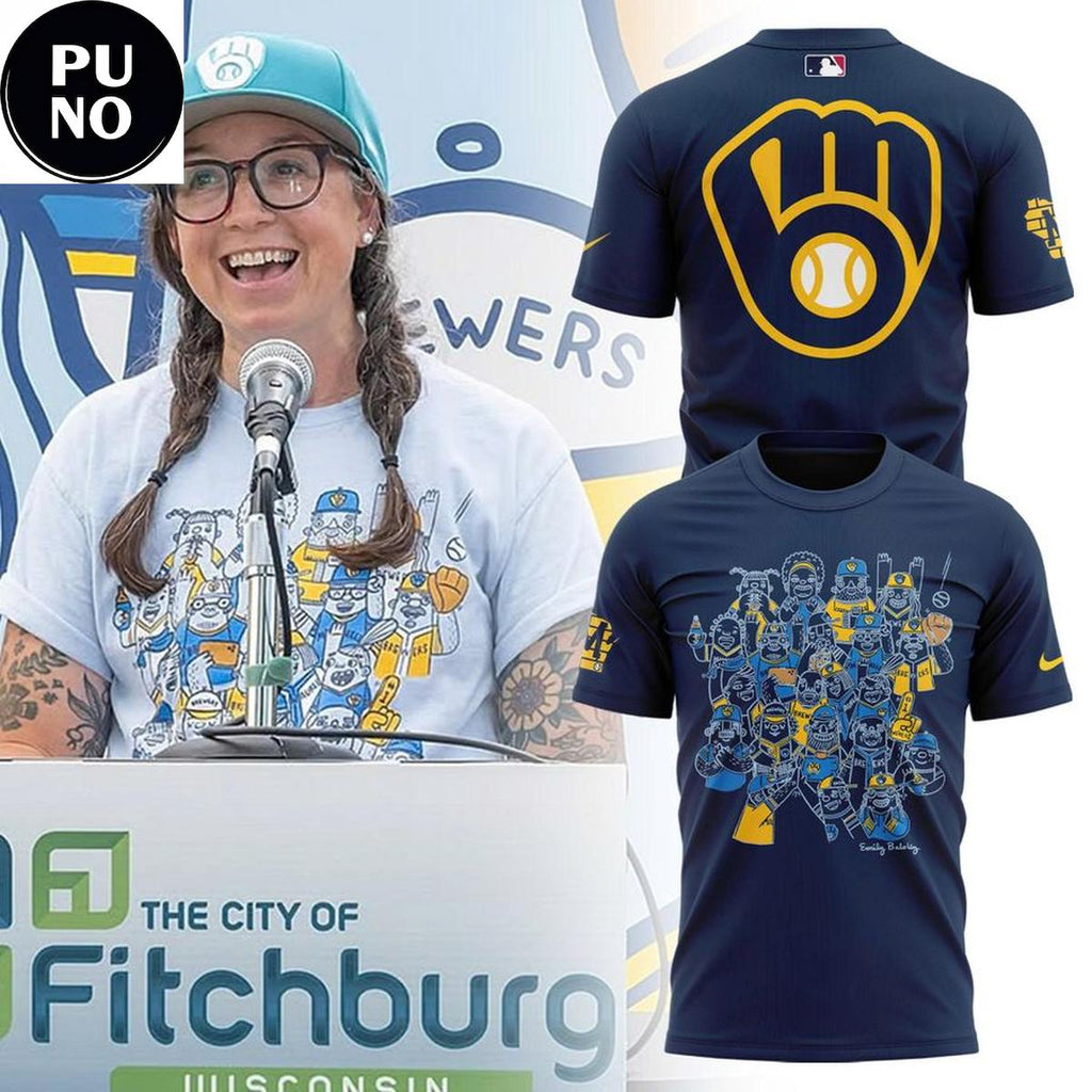 Milwaukee Brewers x Emily Balsley 7th Inning Stretch 2026 Artist Series T-Shirt