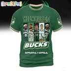 Milwaukee Bucks Starting 5 Basketball 3D Shirt