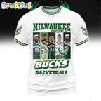 Milwaukee Bucks Starting 5 Basketball Shirt