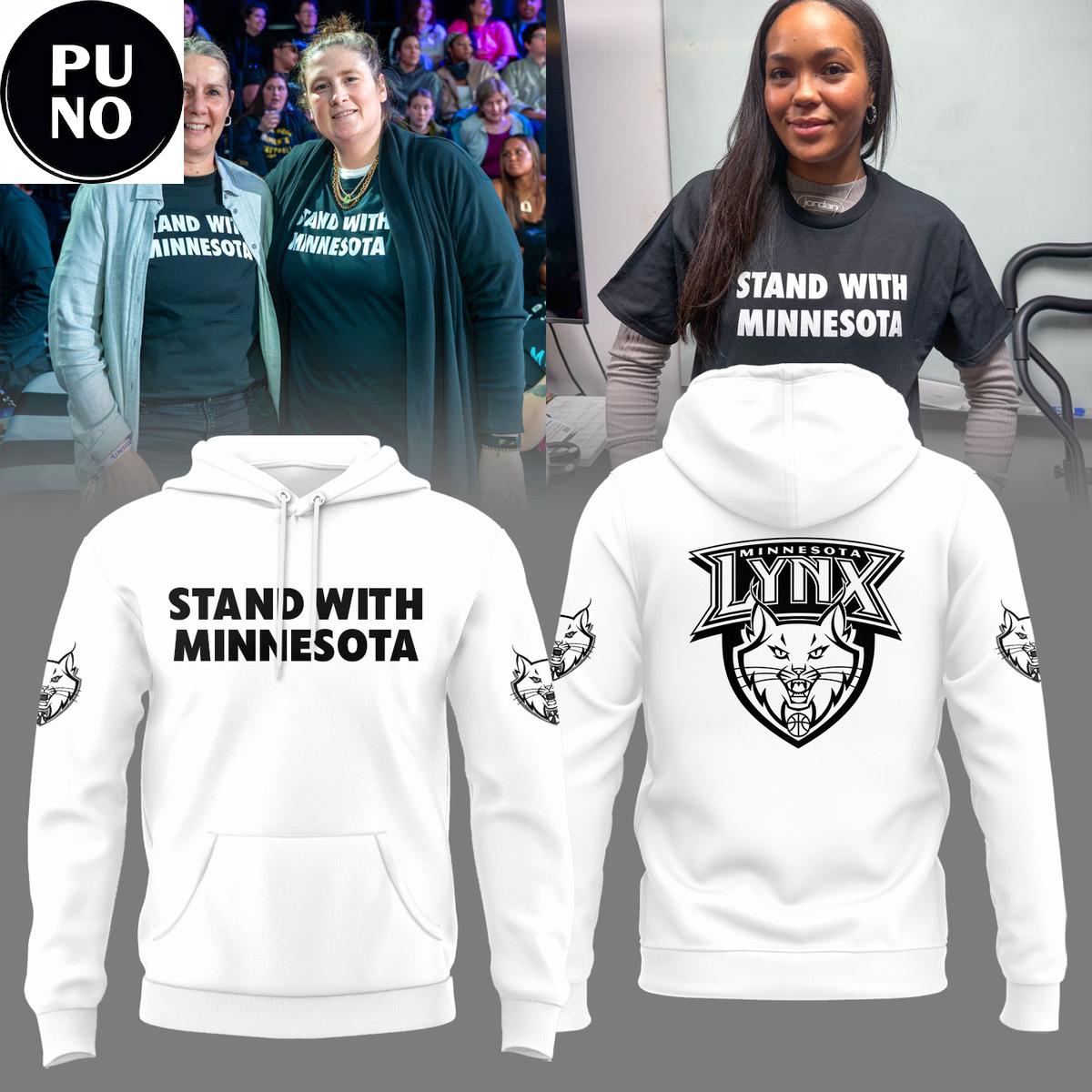 Minnesota Lynx Stand With Minnesota 2026 Hoodie T-Shirt