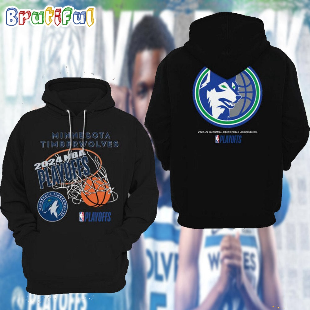 Minnesota Timberwolves 2024 Basketball PlayOffs Hoodie