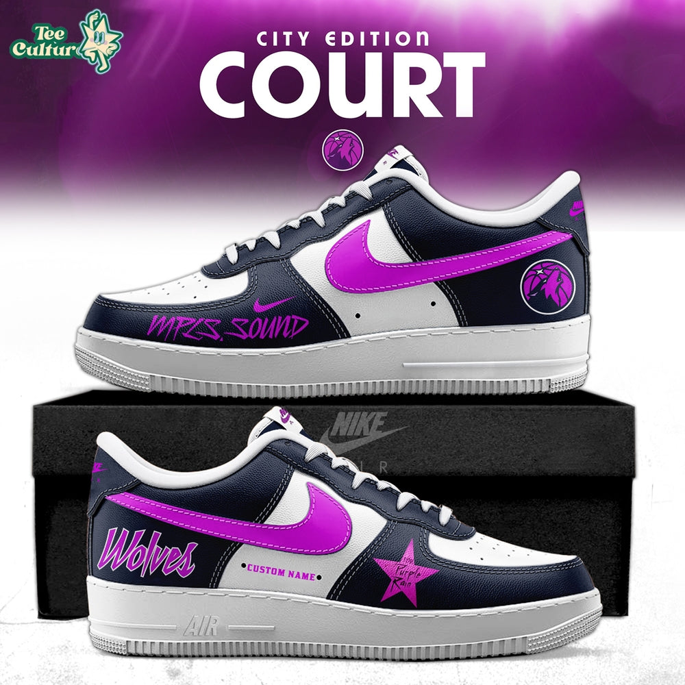 Minnesota Timberwolves 2025 City Edition AF1 Sneakers