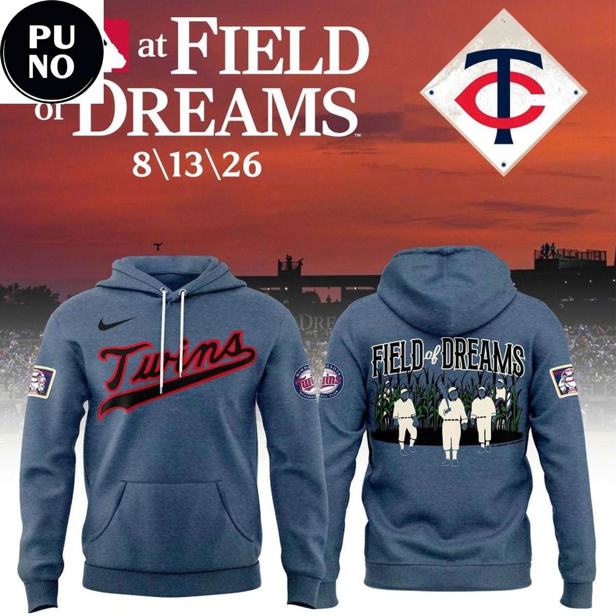 Minnesota Twins 2026 MLB Field of Dreams Game Hoodie