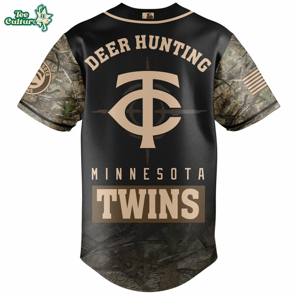 Minnesota Twins Deer Hunting Limited Edition Baseball Jersey