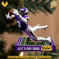 Minnesota Twins Jordan Addison Christmas ornament