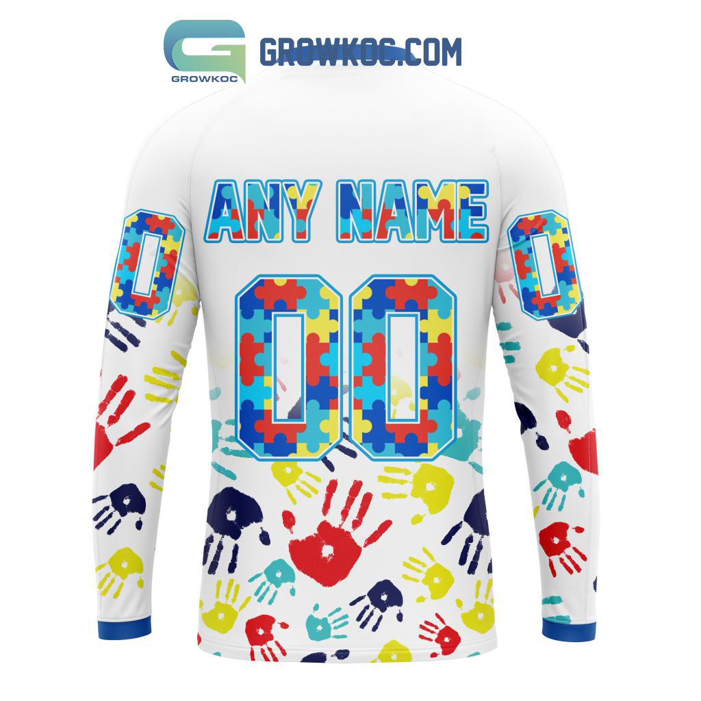 Minnesota Twins MLB Autism Awareness Hand Design Personalized Hoodie T Shirt