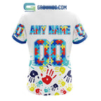 Minnesota Twins MLB Autism Awareness Hand Design Personalized Hoodie T Shirt
