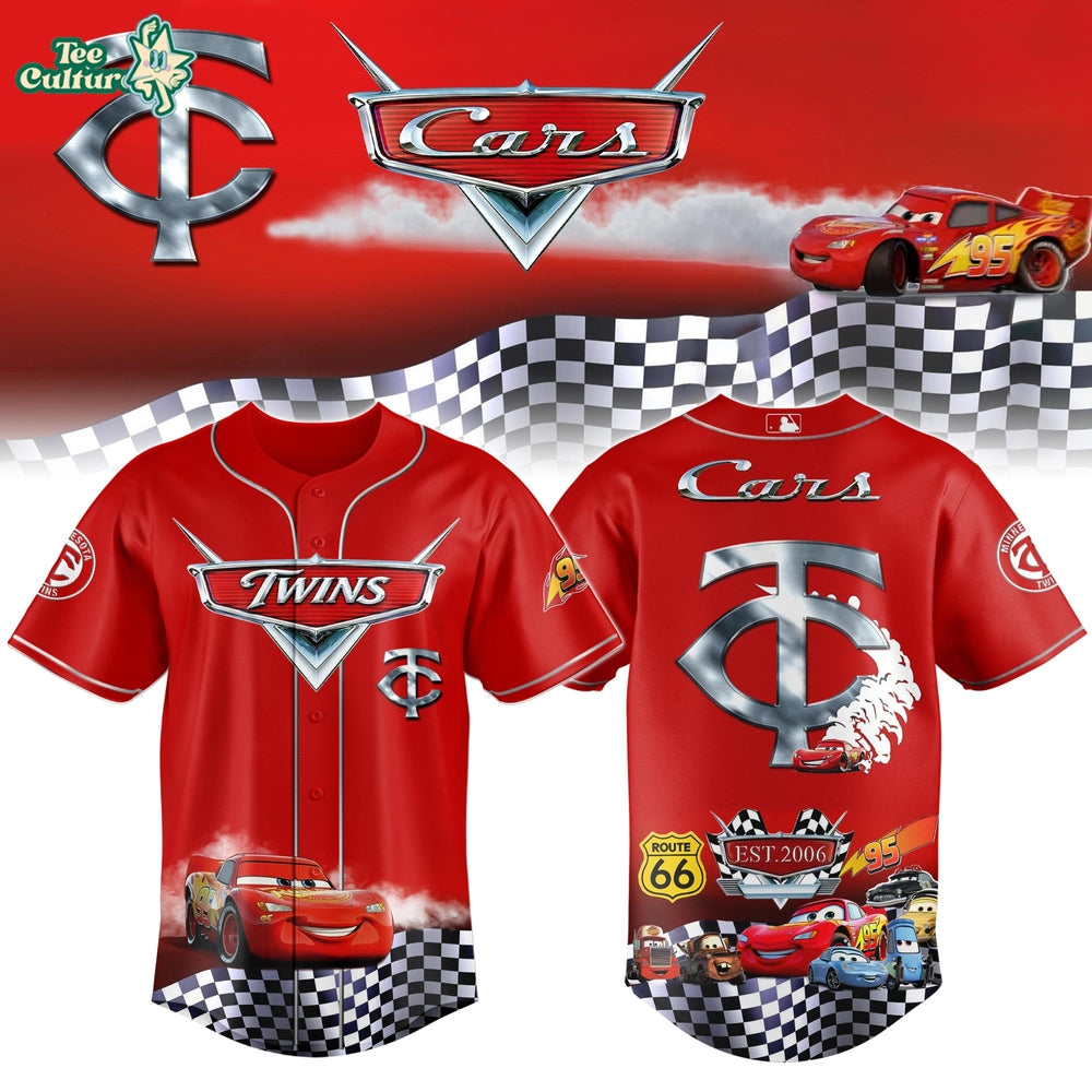 Minnesota Twins Special Cars 20th Anniversary Limited Edition Baseball Jersey
