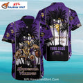 Minnesota Vikings Aloha Shirt With Fierce Warrior Design