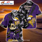 Minnesota Vikings Cartoon Character Fan Hawaiian Shirt