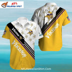 Minnesota Vikings Diagonal Stripe Hawaiian Shirt – Classic Look