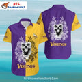 Minnesota Vikings Skull Floral Aloha Shirt – Gothic Style